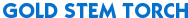 GOLD STEM TORCH